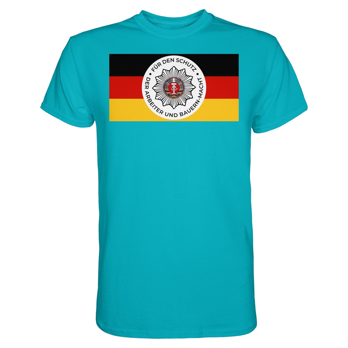 DDR Ostalgie Shirt Unisex • NVA - FÜR DEN SCHUTZ DER ARBEITER- UND BAUERNMACHT (ORIGINAL BANDEROLE)