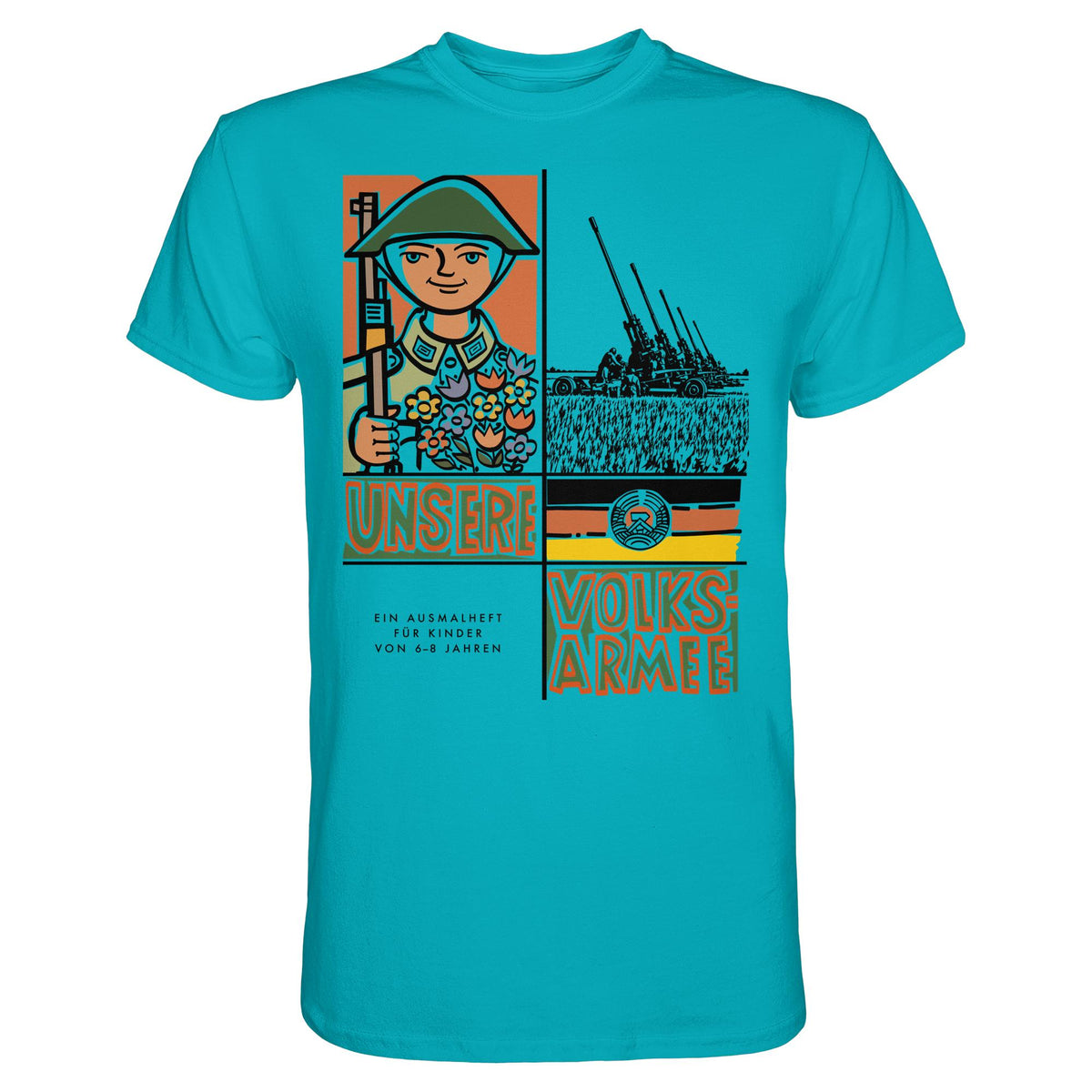 NVA - UNSERE VOLKSARMEE (AUSMALHEFT) | DDR Ostalgie Shirt Unisex