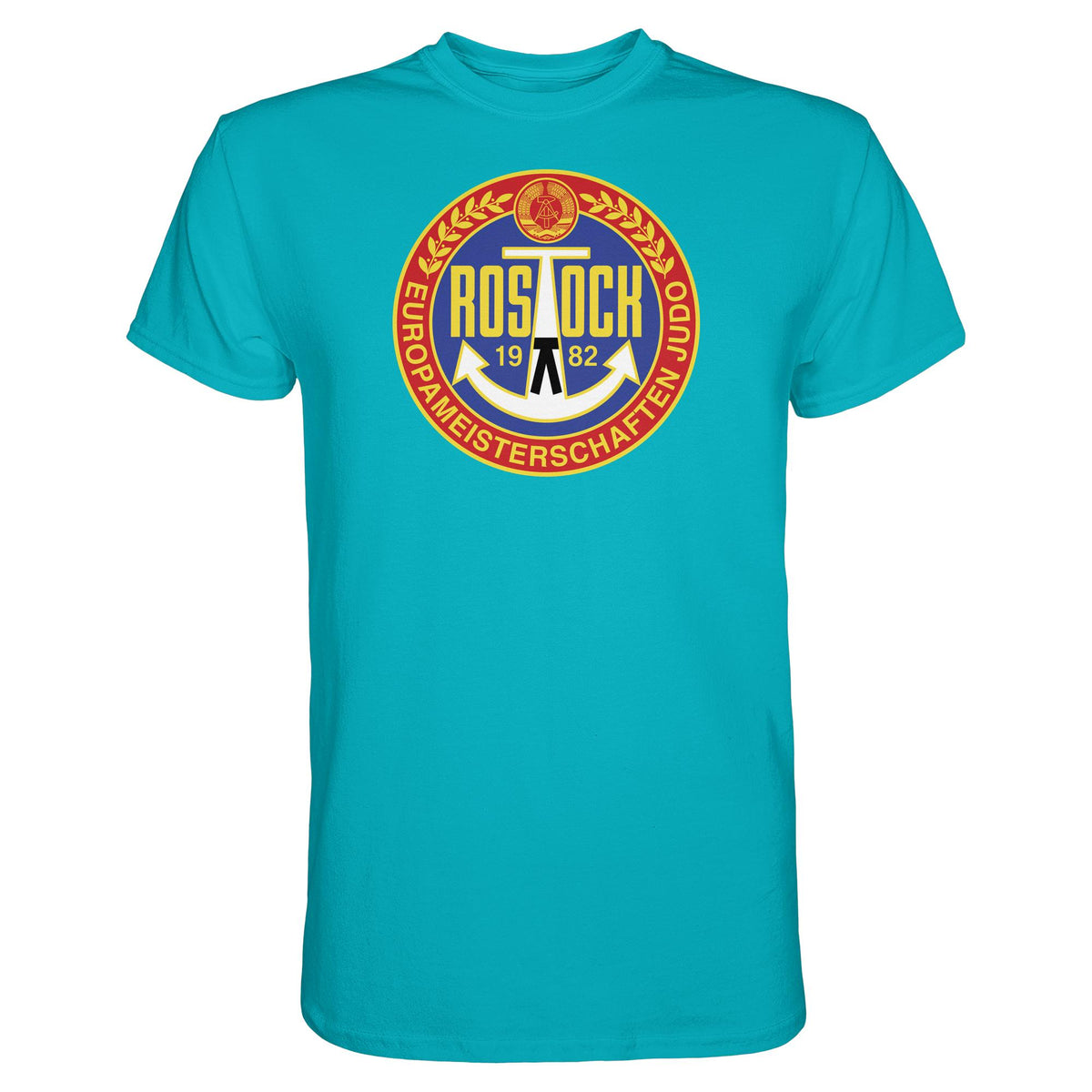 DDR Ostalgie Shirt Unisex • EUROPAMEISTERSCHAFTEN IM JUDO - ROSTOCK 1982
