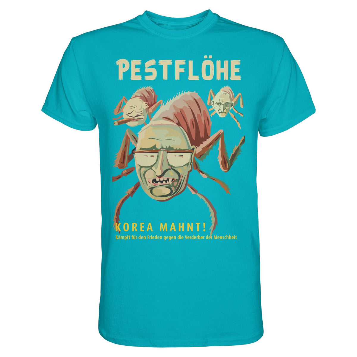 DDR Ostalgie Shirt Unisex • NATO-PESTFLÖHE - KOREA WARNT