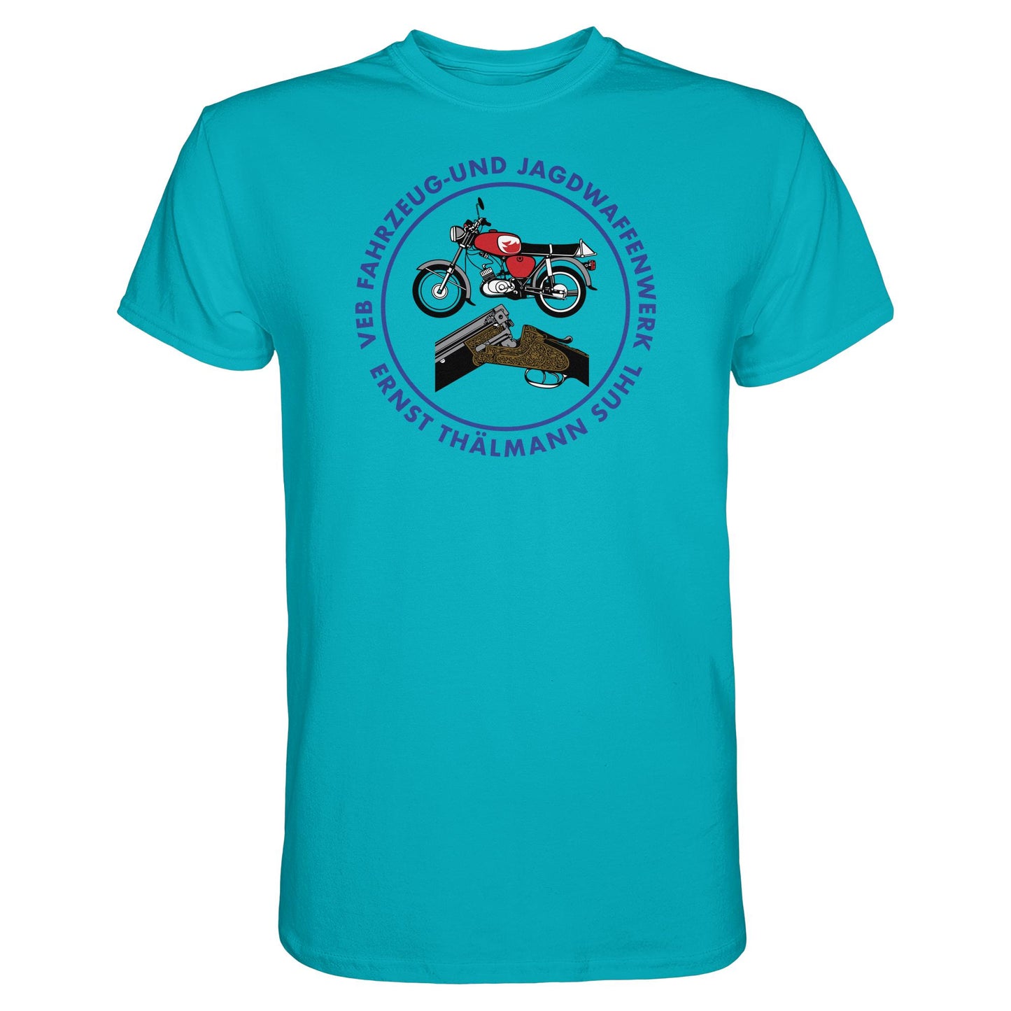 DDR Ostalgie Shirt Unisex • VEB SUHL ERNST-THÄLMANN-WERK (LOGO 1980ER) - Premium Shirt