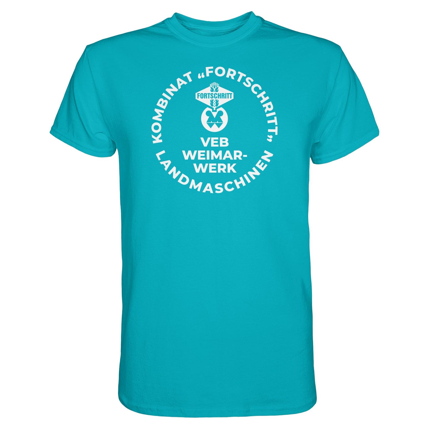DDR Ostalgie Shirt Unisex • VEB KOMBINAT FORTSCHRITT WEIMAR LANDMASCHINEN