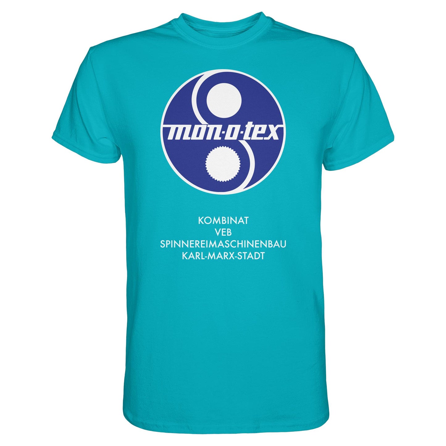 DDR Ostalgie Shirt Unisex • MONOTEX VEB KOMBINAT SPINNEREIMASCHINENBAU KARL-MARX-STADT