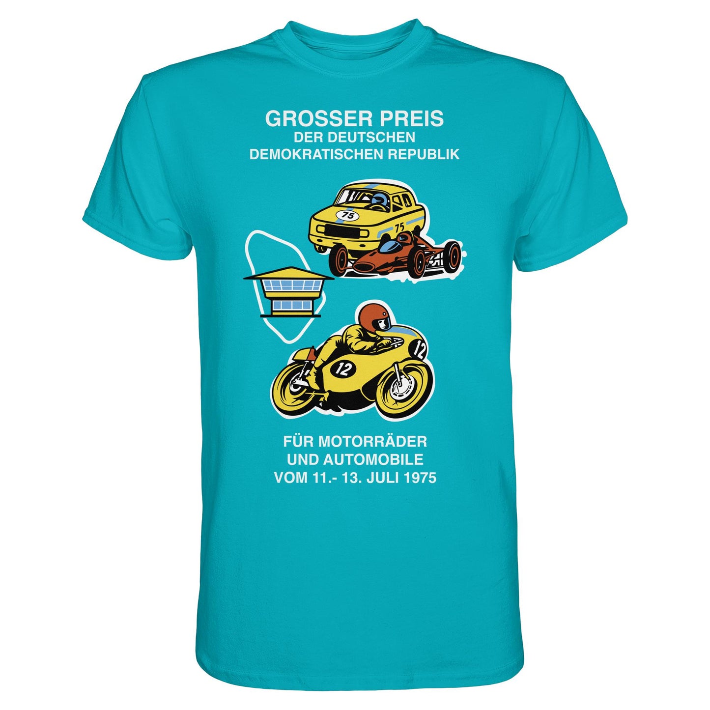 DDR Ostalgie Shirt Unisex • GROSSER PREIS DER DDR 1975