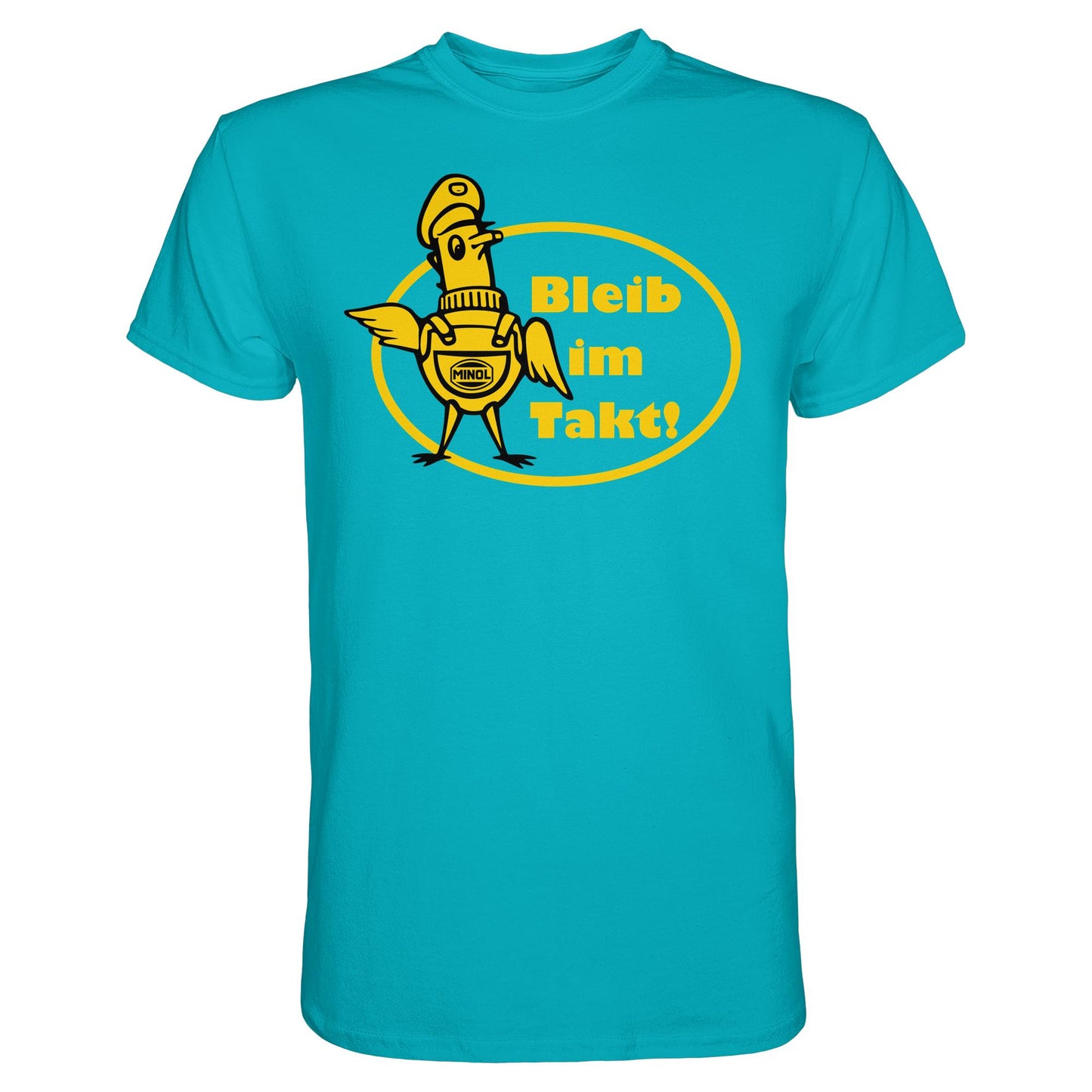 DDR Ostalgie Shirt Unisex • MINOL - BLEIB IM TAKT