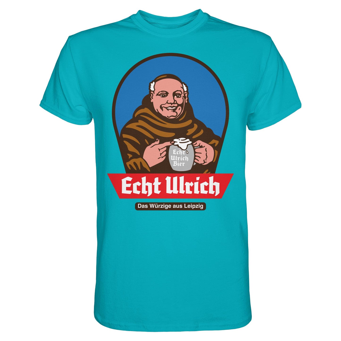 DDR Ostalgie Shirt Unisex • ECHT ULRICH BIER LEIPZIG