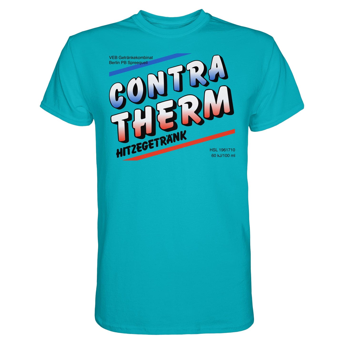 DDR Ostalgie Shirt Unisex • CONTRA THERM - VEB GETRÄNKEKOMBINAT BERLIN SPREEQUELL