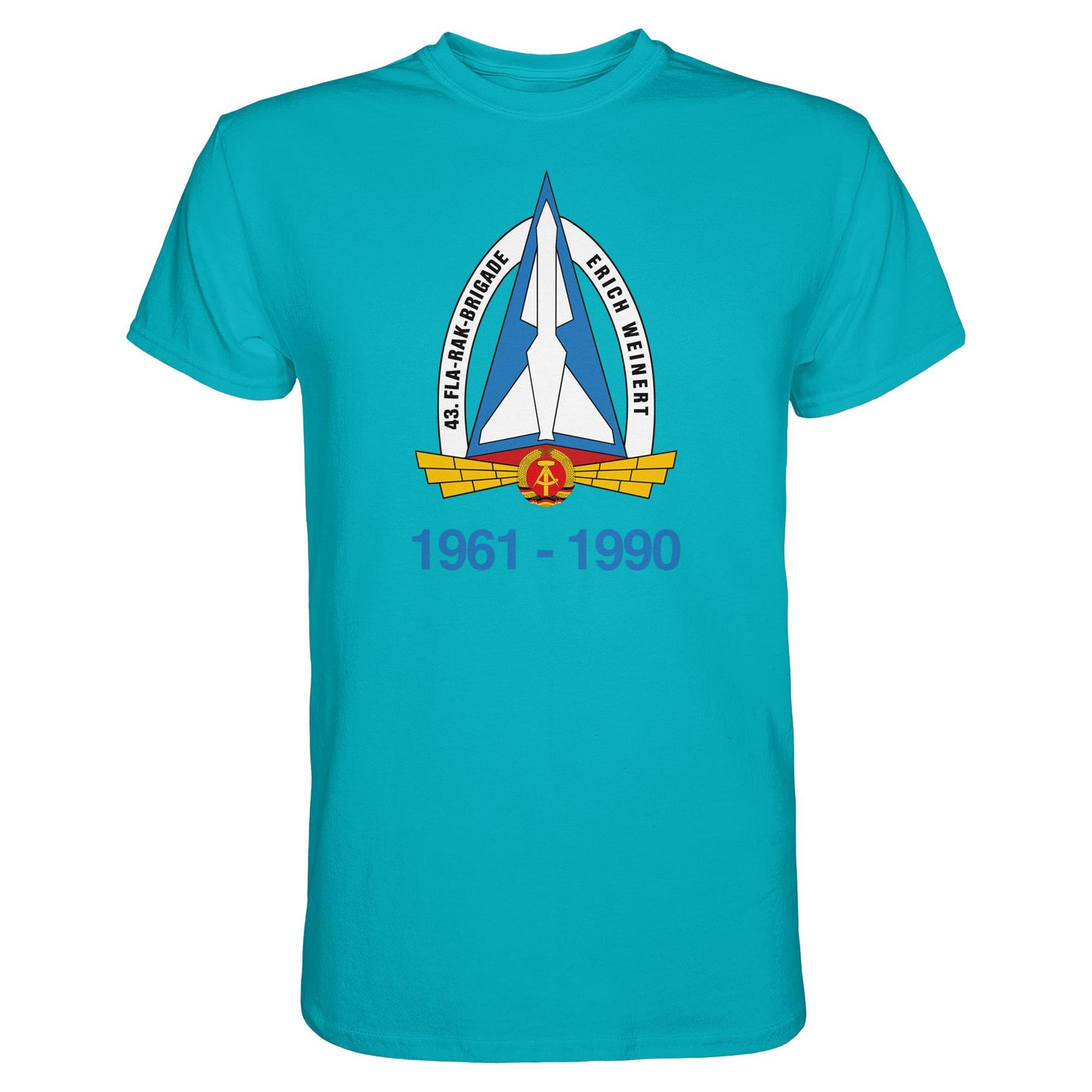 DDR Ostalgie Shirt Unisex • 43. FLA-RAK-BRIGADE ERICH WEINERT