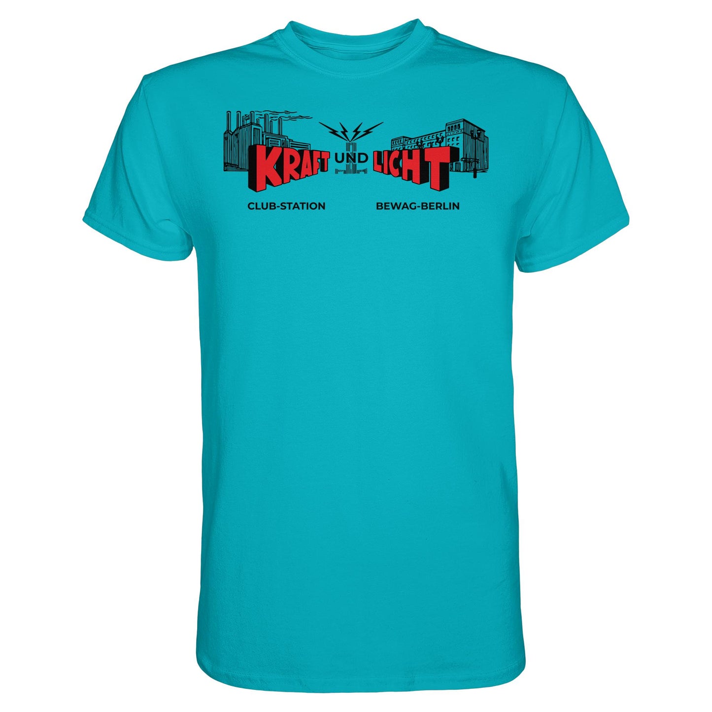 DDR Ostalgie Shirt Unisex • KRAFT UND LICHT - BEWAG BERLIN