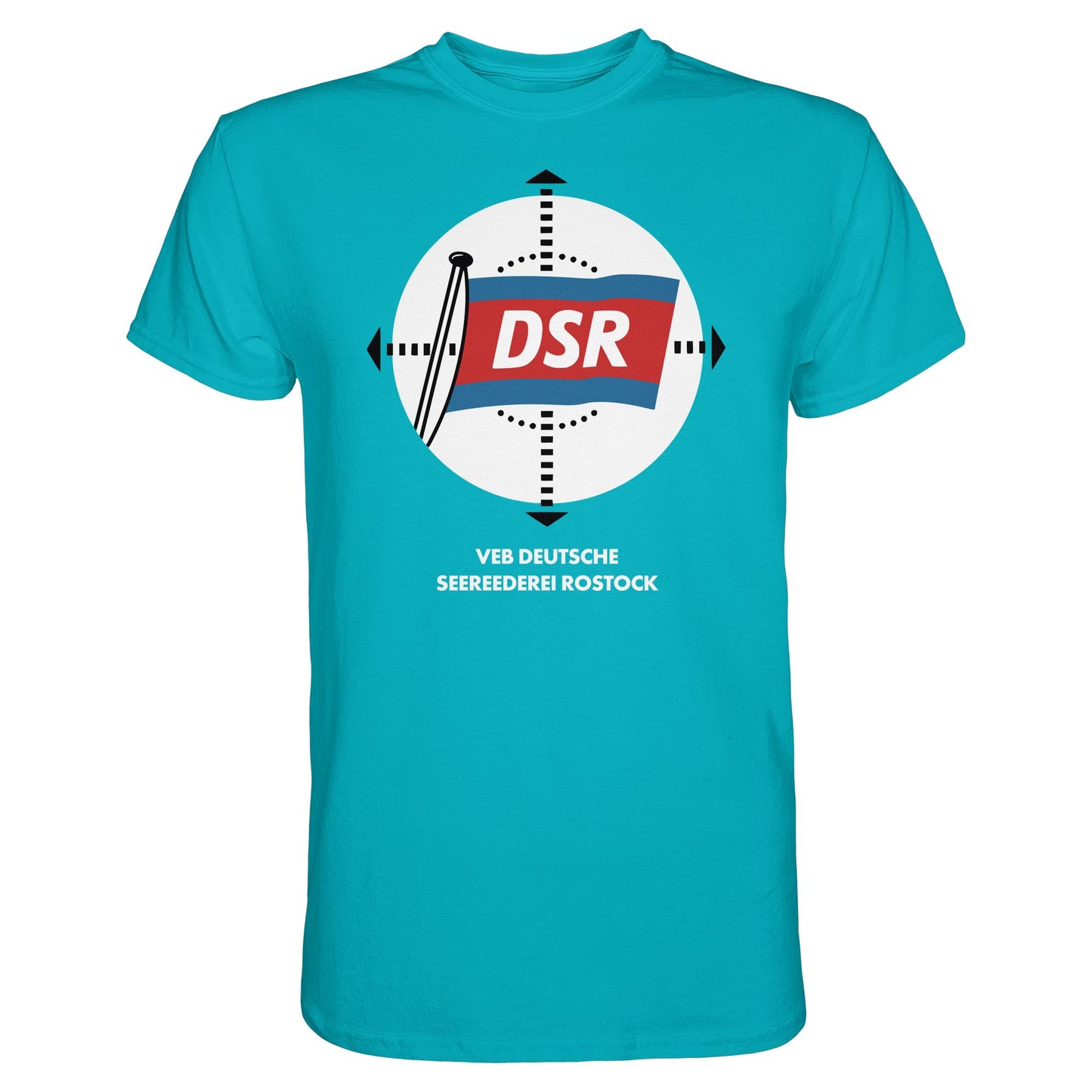 DDR Ostalgie Shirt Unisex • DSR - VEB DEUTSCHE SEEREEDEREI ROSTOCK