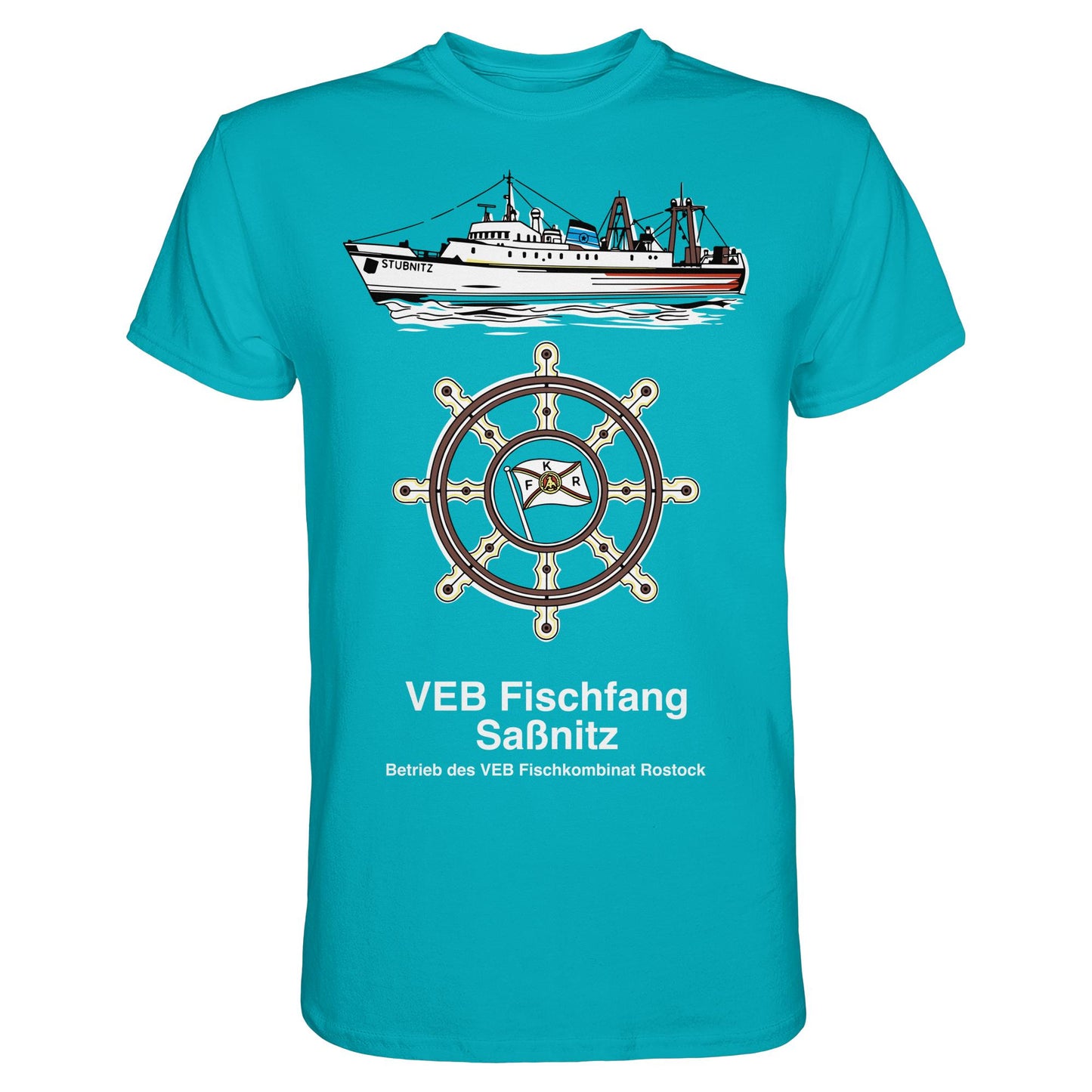DDR Ostalgie Shirt Unisex • VEB FISCHFANG SASSNITZ