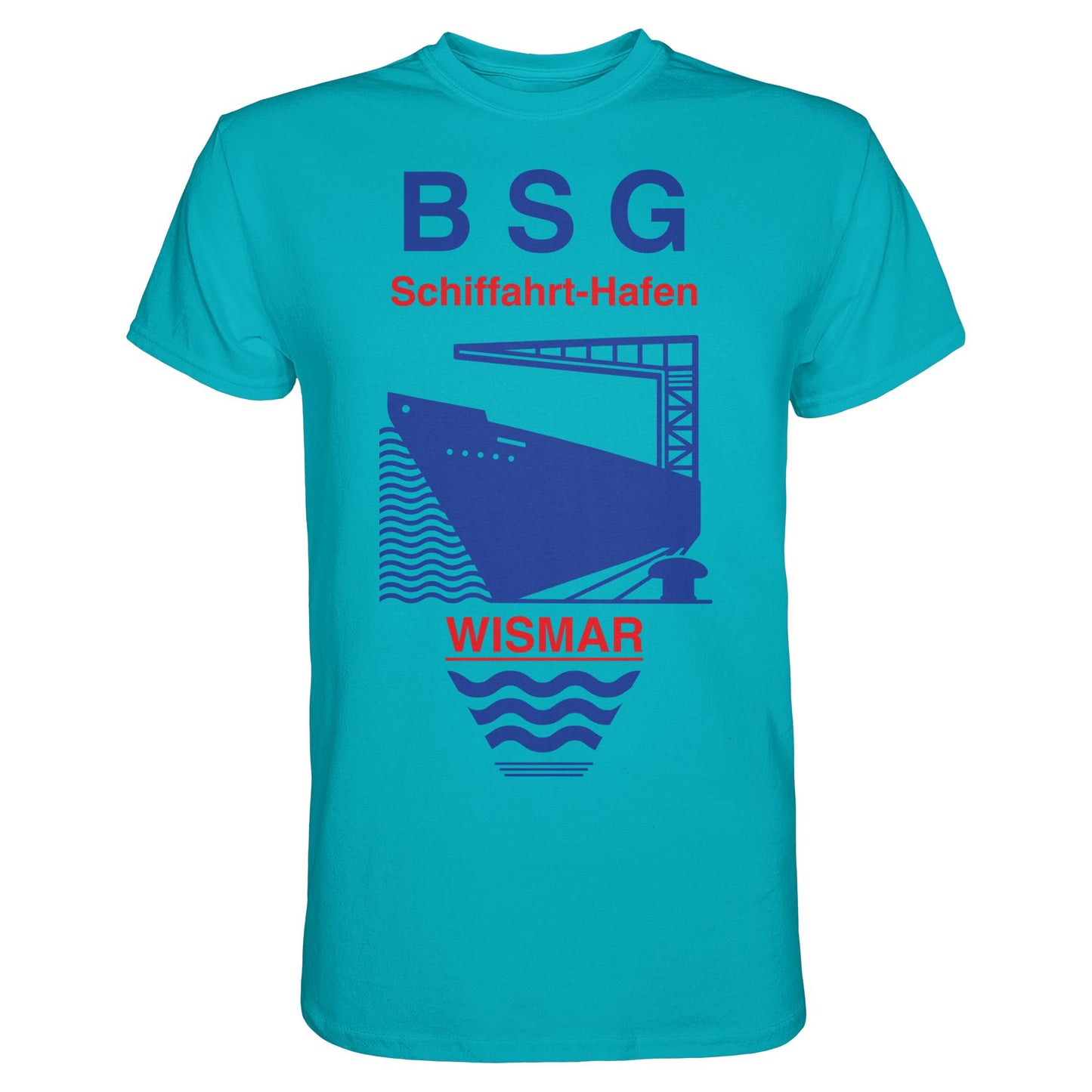 DDR Ostalgie Shirt Unisex • BSG SCHIFFAHRT HAFEN WISMAR