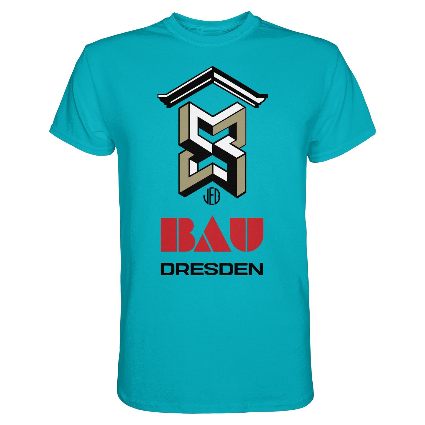 DDR Ostalgie Shirt Unisex • VEB BAU DRESDEN