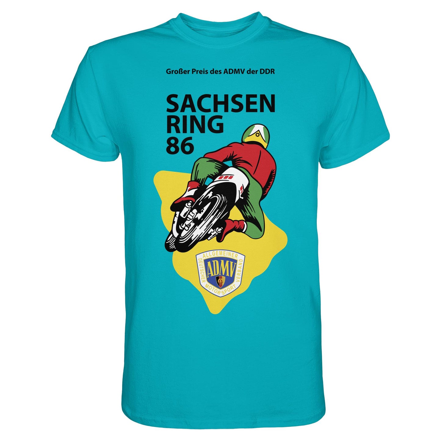 DDR Ostalgie Shirt Unisex • GROSSER PREIS DER DDR - SACHSENRING 1986
