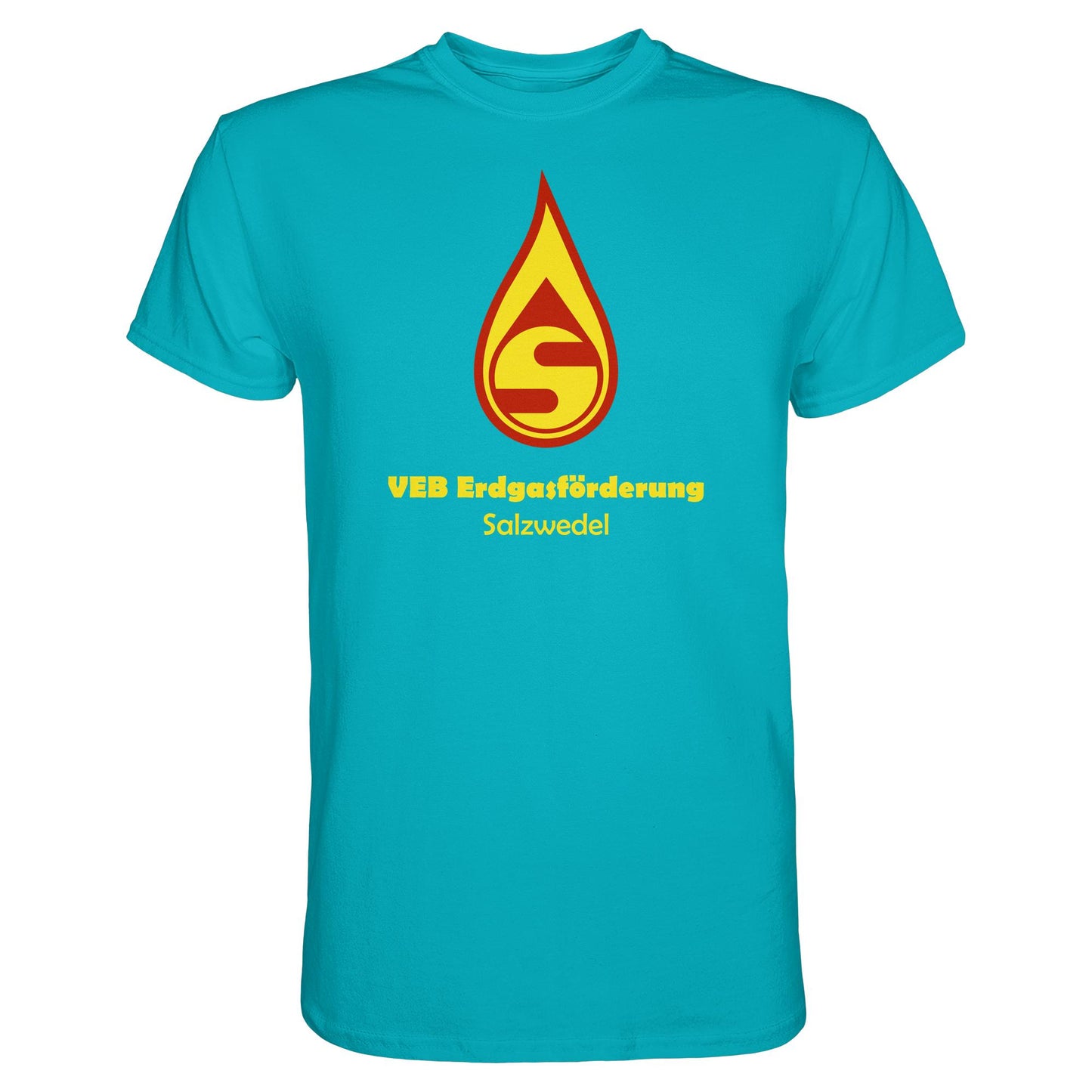 DDR Ostalgie Shirt Unisex • VEB ERDGASFÖRDERUNG SALZWEDEL