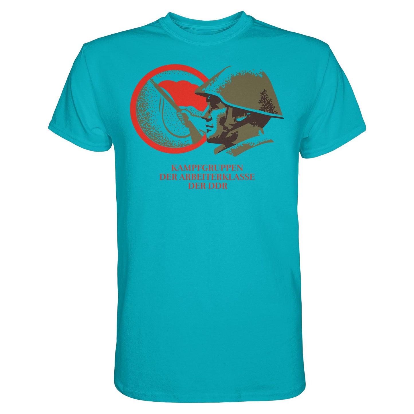 DDR Ostalgie Shirt Unisex • KAMPFGRUPPEN DER ARBEITERKLASSE (ORIGINAL BRIEFMARKE)