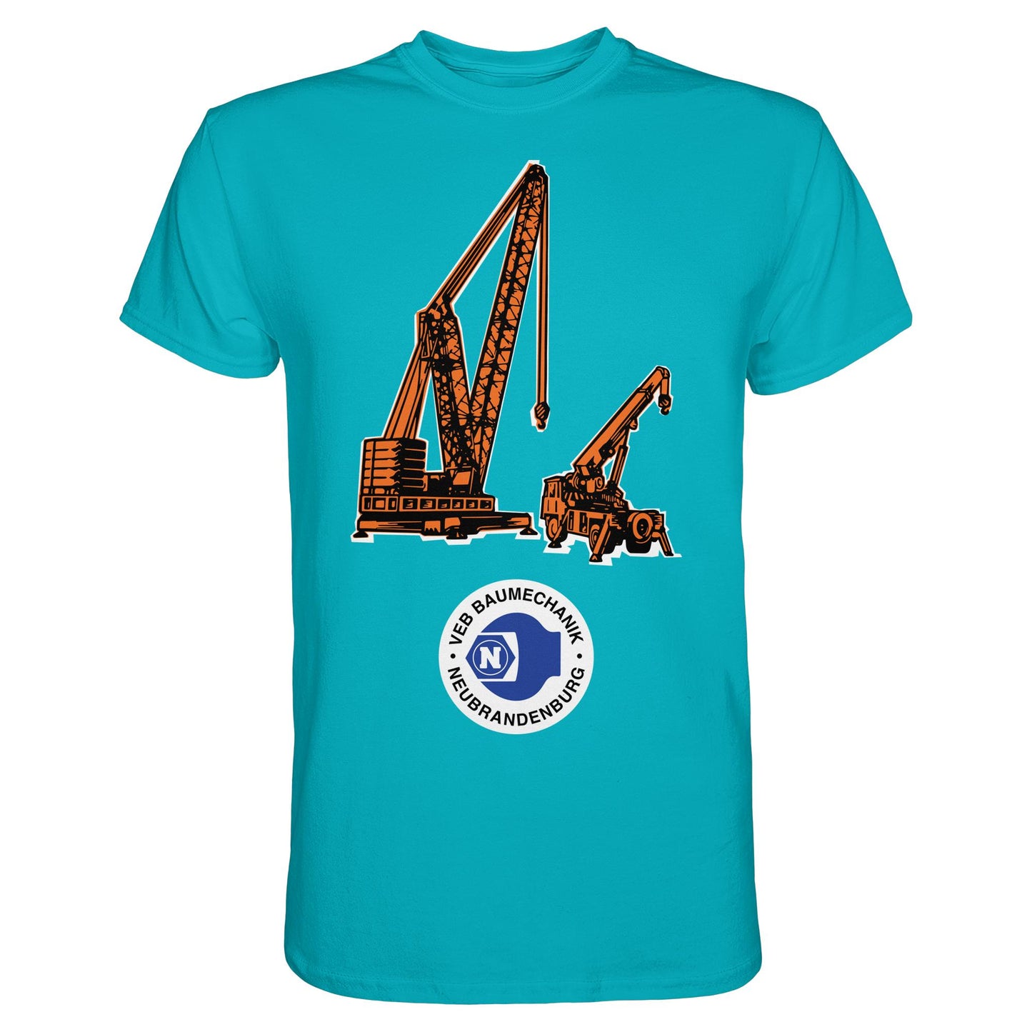 DDR Ostalgie Shirt Unisex • VEB BAUMECHANIK NEUBRANDENBURG