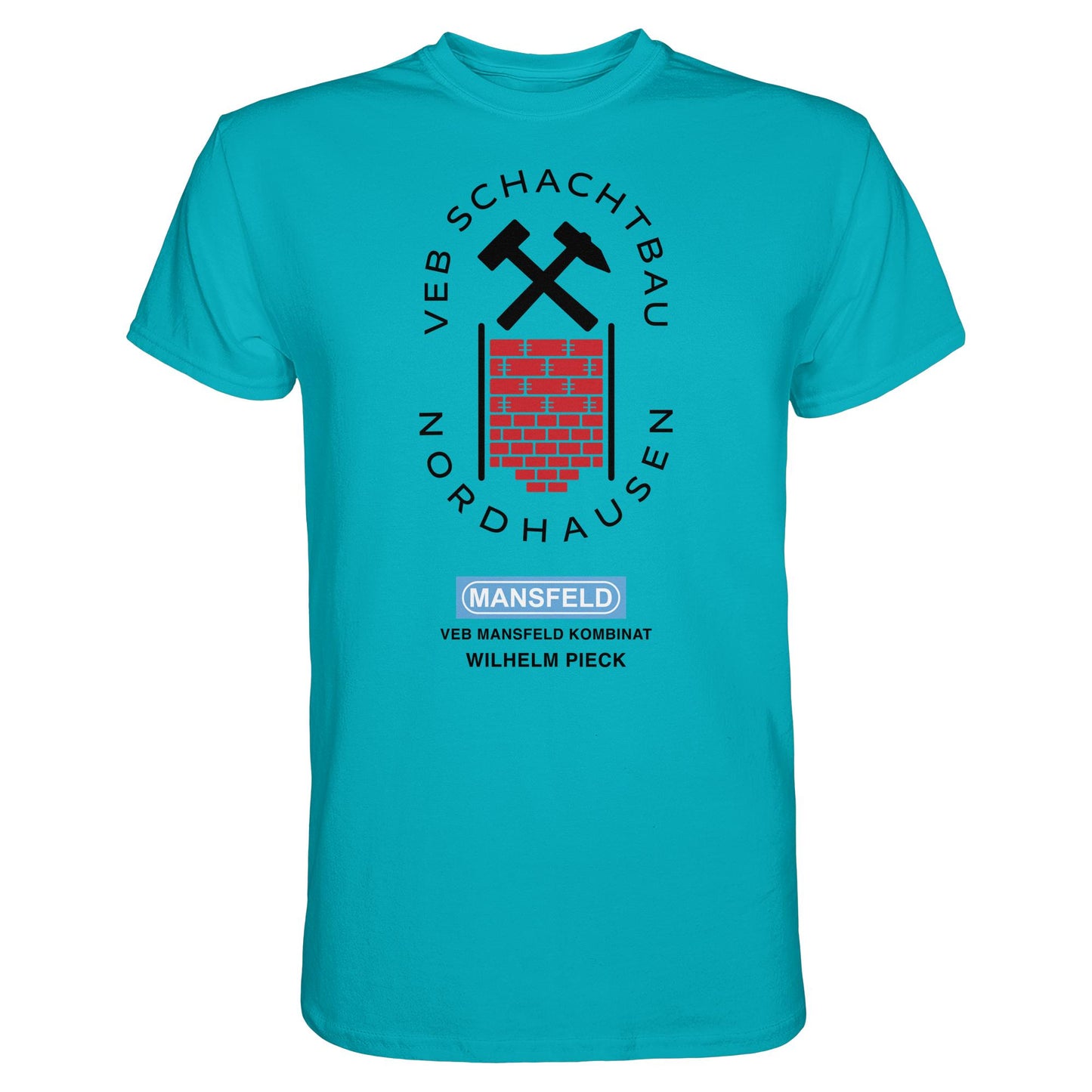 DDR Ostalgie Shirt Unisex • VEB SCHACHTBAU NORDHAUSEN - VEB MANSFELD KOMBINAT