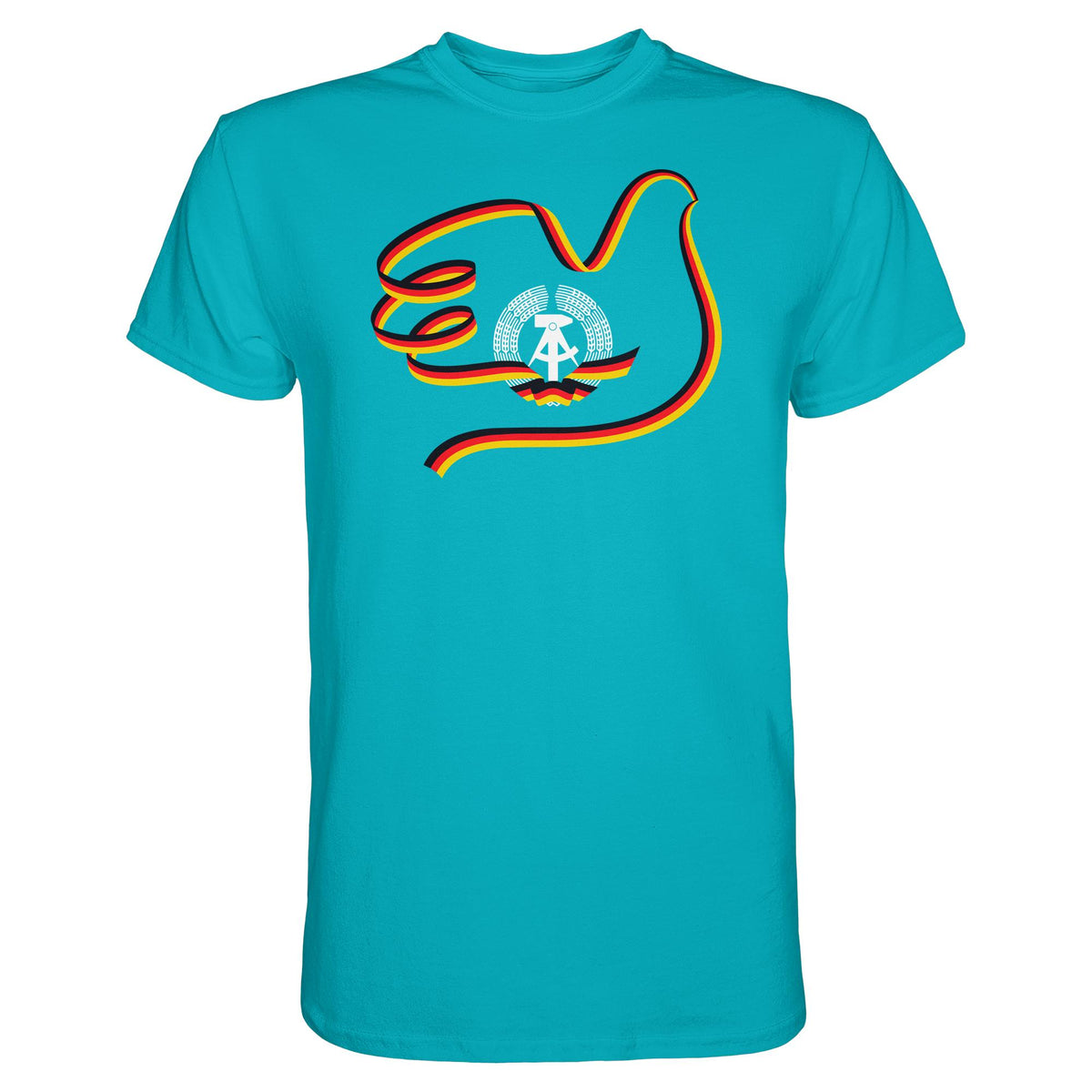 DDR Ostalgie Shirt Unisex • DDR - 40 JAHRE FRIEDEN IN DEUTSCHLAND (ORIGINAL-PLAKAT)
