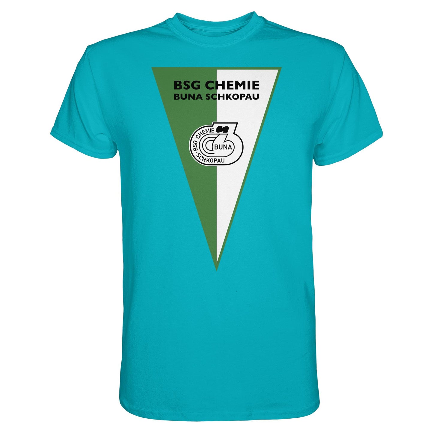 DDR Ostalgie Shirt Unisex • BSG CHEMIE BUNA SCHKOPAU (ORIGINALWIMPEL)
