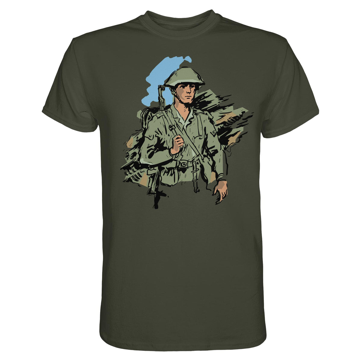 DDR Ostalgie Shirt Unisex • NVA-SOLDAT (ORIGINAL-ILLUSTRATION)