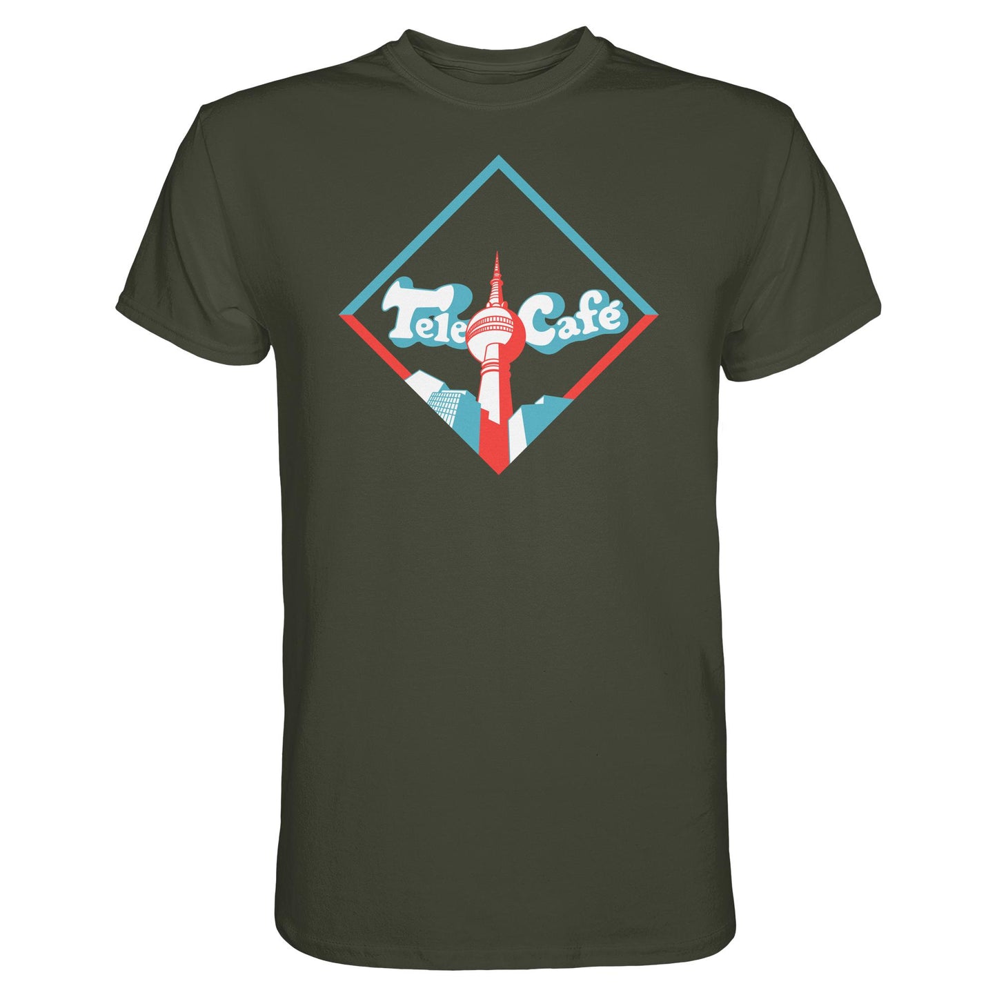 DDR Ostalgie Shirt Unisex • TELE CAFÉ IM FERNSEHTURM BERLIN