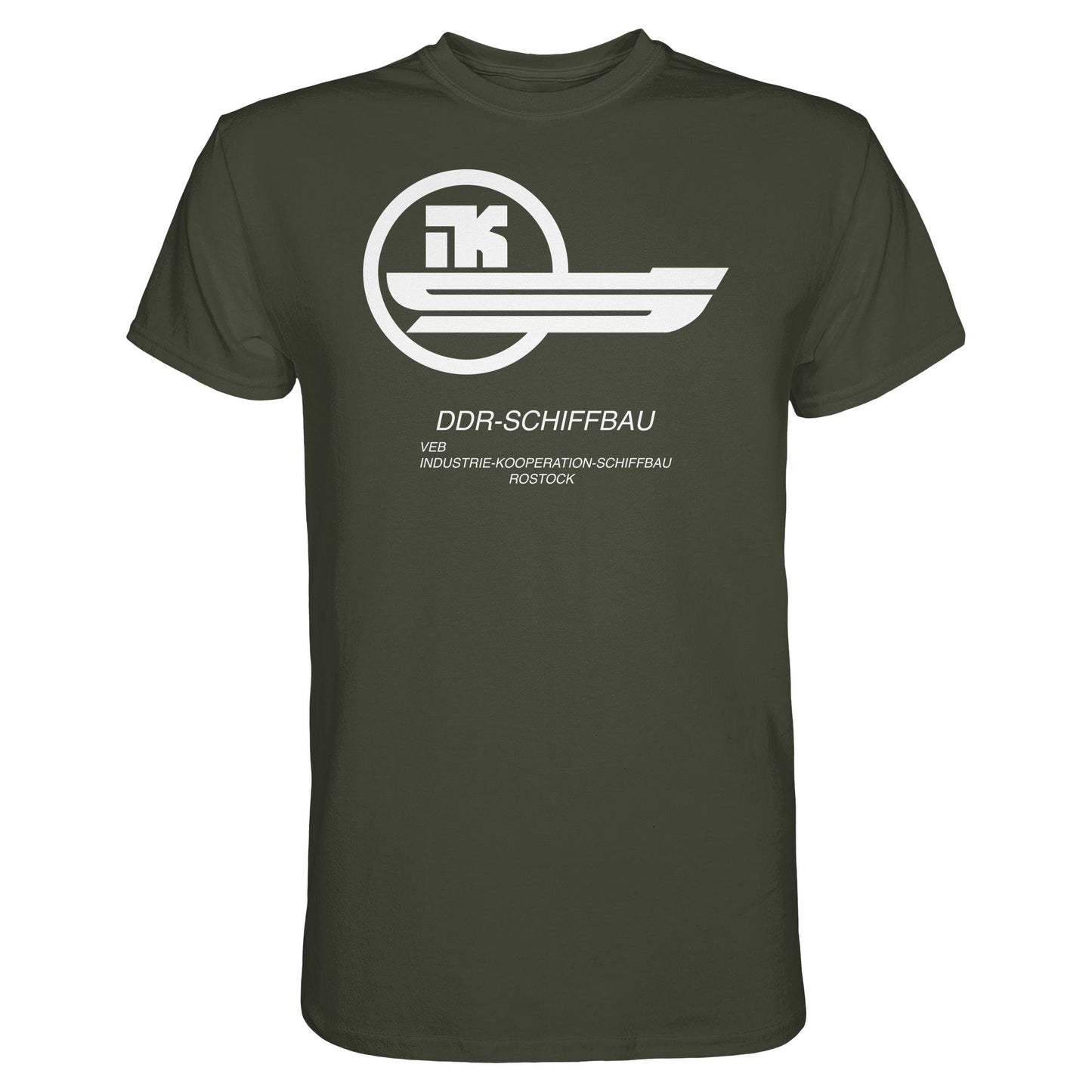 DDR Ostalgie Shirt Unisex • VEB INDUSTRIE-KOOPERATION SCHIFFBAU ROSTOCK