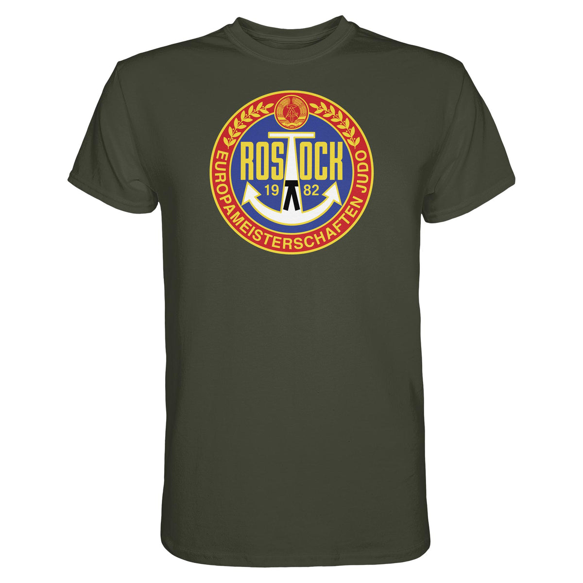 DDR Ostalgie Shirt Unisex • EUROPAMEISTERSCHAFTEN IM JUDO - ROSTOCK 1982