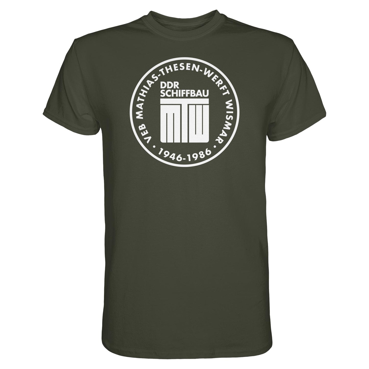 DDR Ostalgie Shirt Unisex • MATHIAS-THESEN-WERFT WISMAR