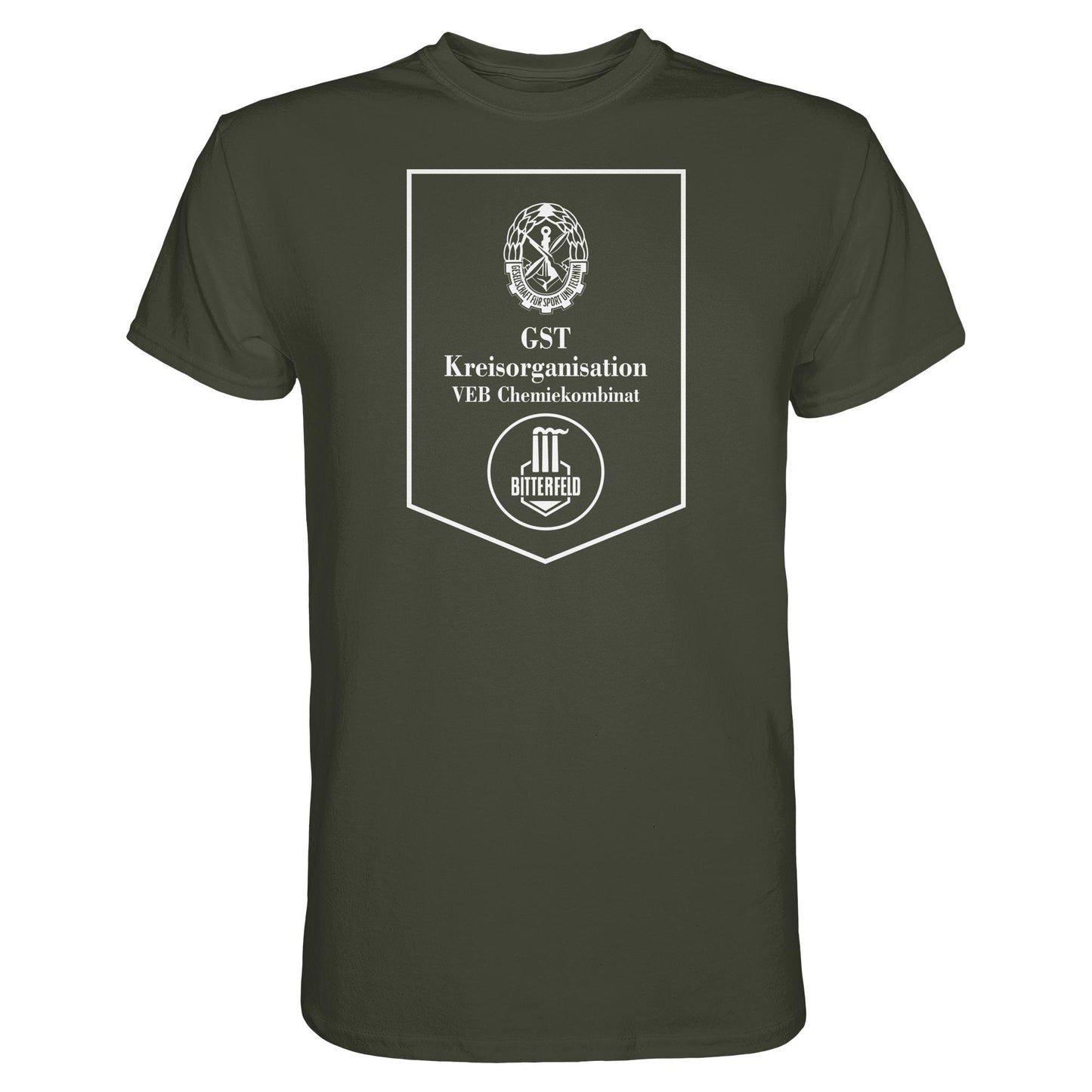 DDR Ostalgie Shirt Unisex • GST DES VEB CHEMIEKOMBINAT BITTERFELD