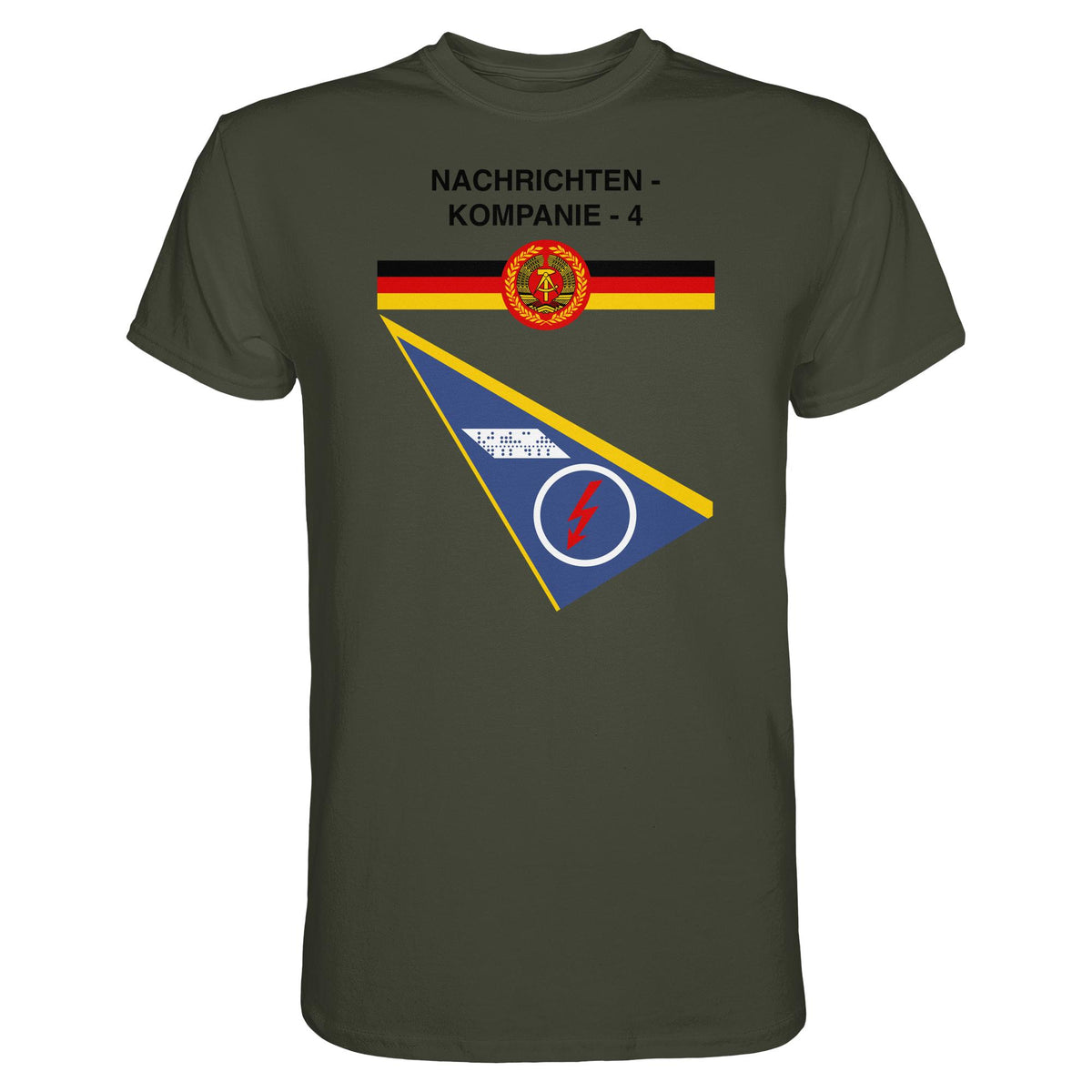 DDR Ostalgie Shirt Unisex • NVA - NACHRICHTENKOMPANIE 4