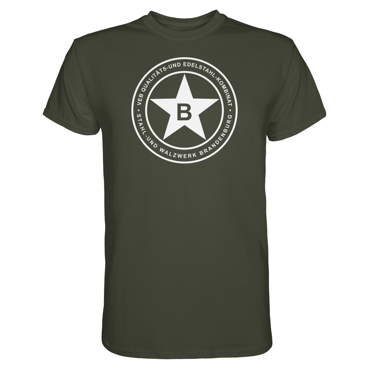 DDR Ostalgie Shirt Unisex • VEB QUALITÄTS- UND EDELSTAHL-KOMBINAT BRANDENBURG