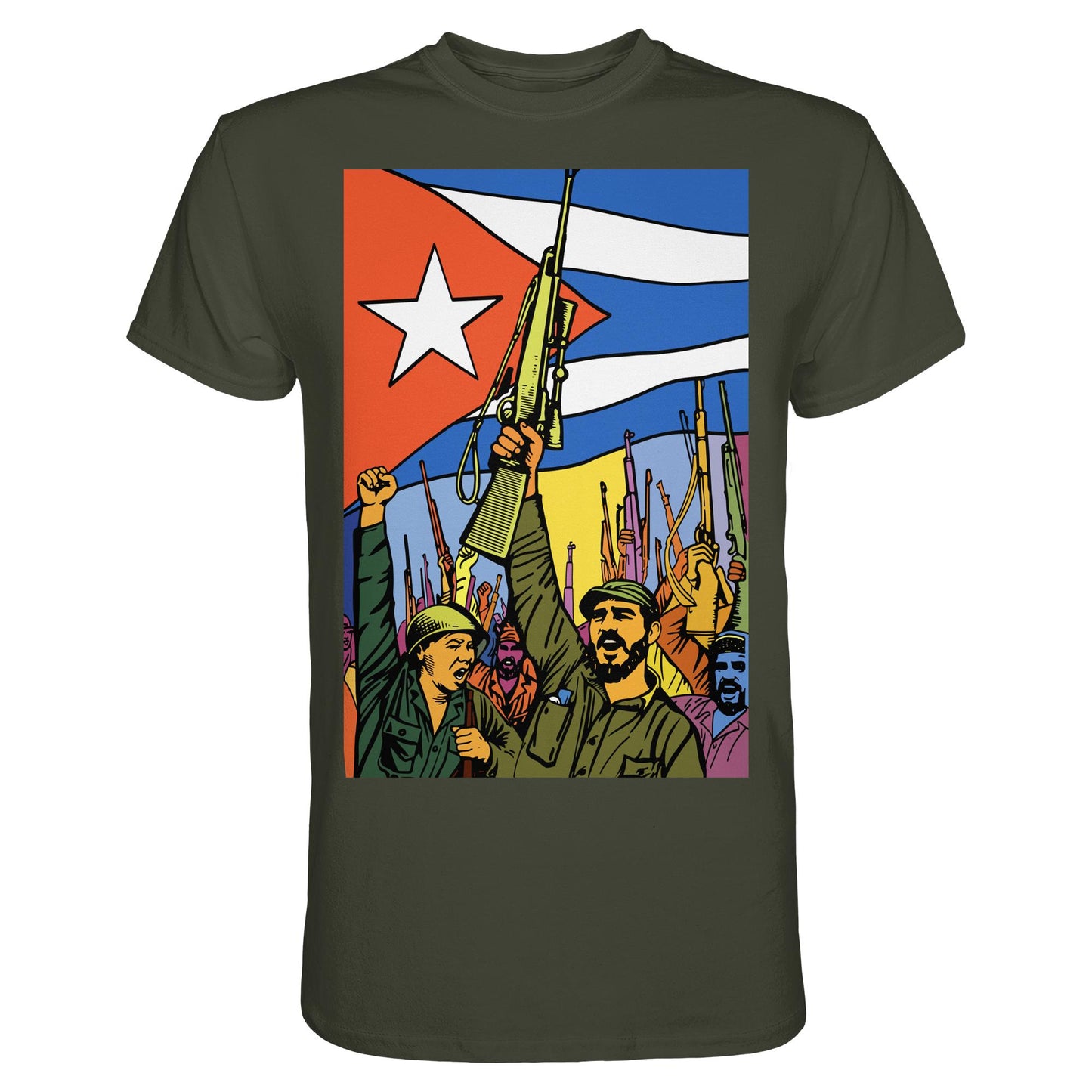 DDR Ostalgie Shirt Unisex • KUBANISCHE REVOLUTION (ORIGINAL POSTER)
