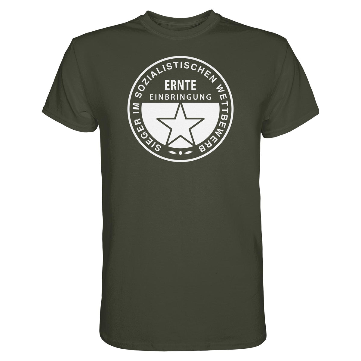 DDR Ostalgie Shirt Unisex • ERNTE-EINBRINGUNG - SIEGER (ORIGINAL-MEDAILLE)