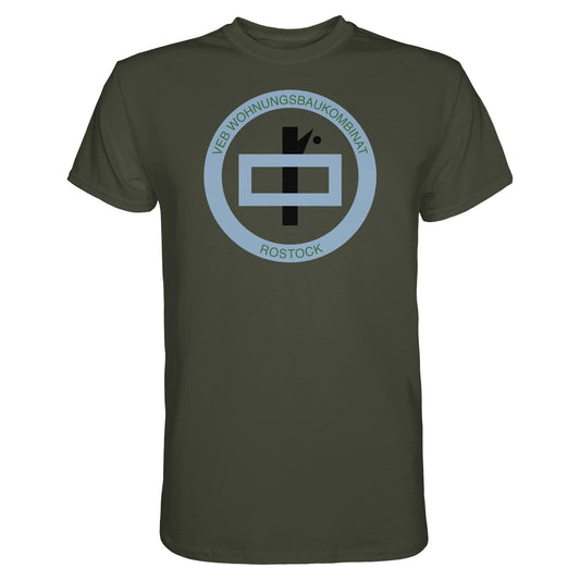 DDR Ostalgie Shirt Unisex • VEB WOHNUNGSBAUKOMBINAT ROSTOCK