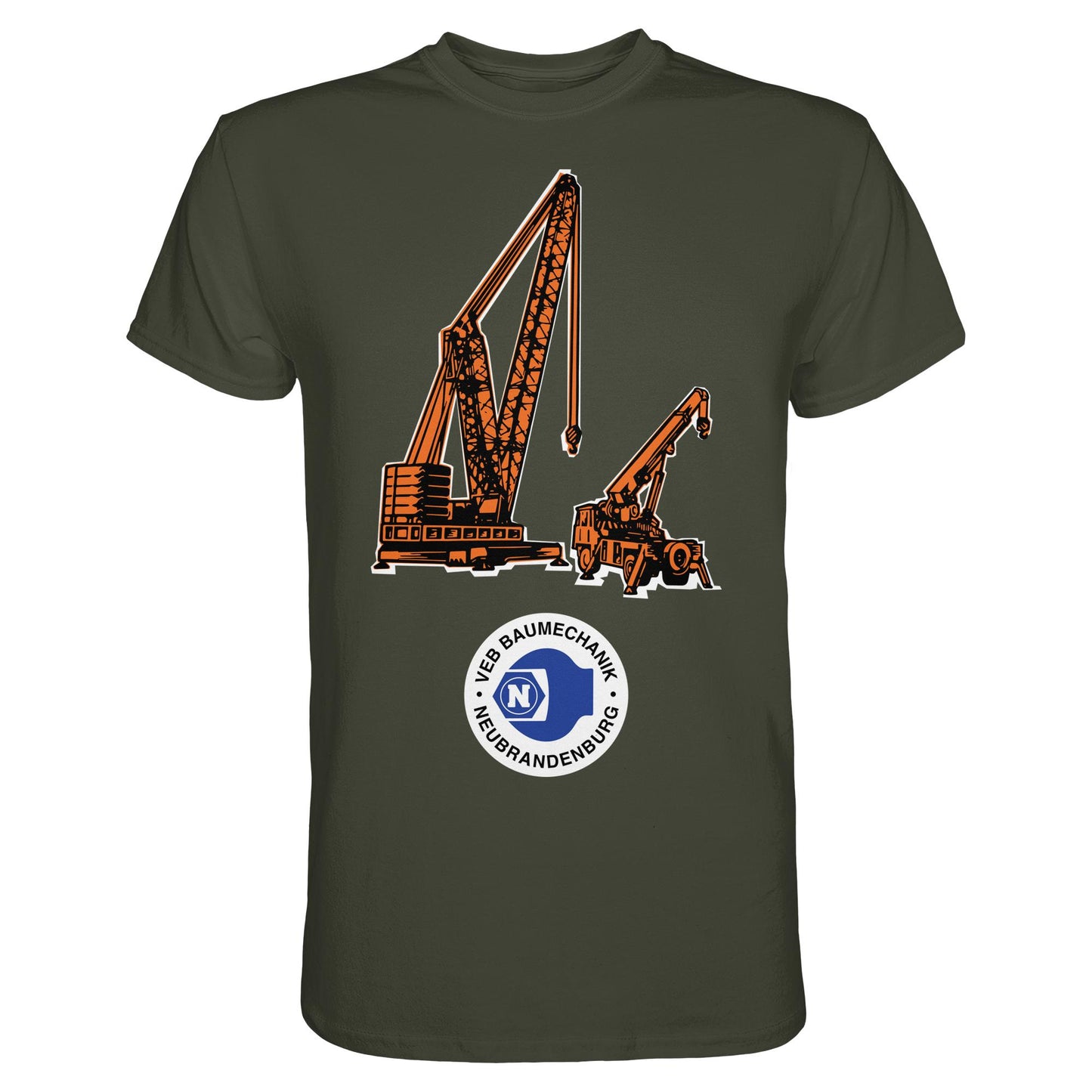 DDR Ostalgie Shirt Unisex • VEB BAUMECHANIK NEUBRANDENBURG