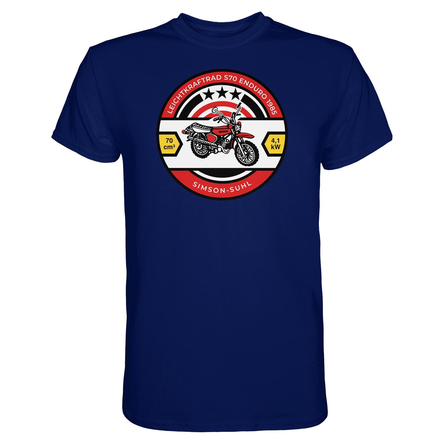 DDR Ostalgie Shirt Unisex • SIMSON S70 - ORIGINAL BIERDECKEL
