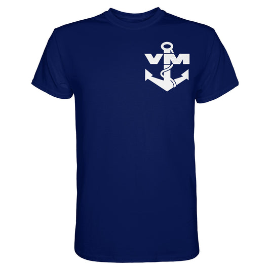 DDR Ostalgie Shirt Unisex • NVA EMBLEM - VOLKSMARINE SEESTREITKRÄFTE - DUNKEL