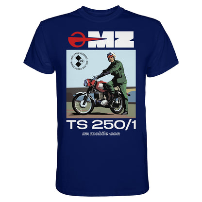 DDR Ostalgie Shirt Unisex • MZ TS 250 (ORIGINAL DDR-PLAKAT)