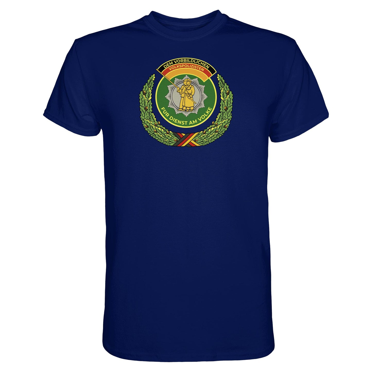 DDR Ostalgie Shirt Unisex • DEM VORBILDLICHEN VOLKSPOLIZISTEN (ABZEICHEN)