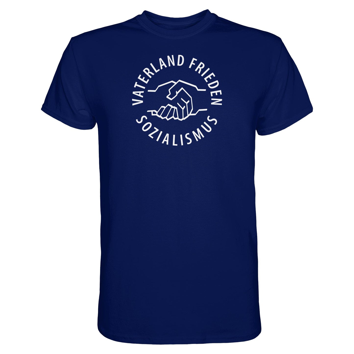 DDR Ostalgie Shirt Unisex • VATERLAND FRIEDEN SOZIALISMUS (DDR LOGO)