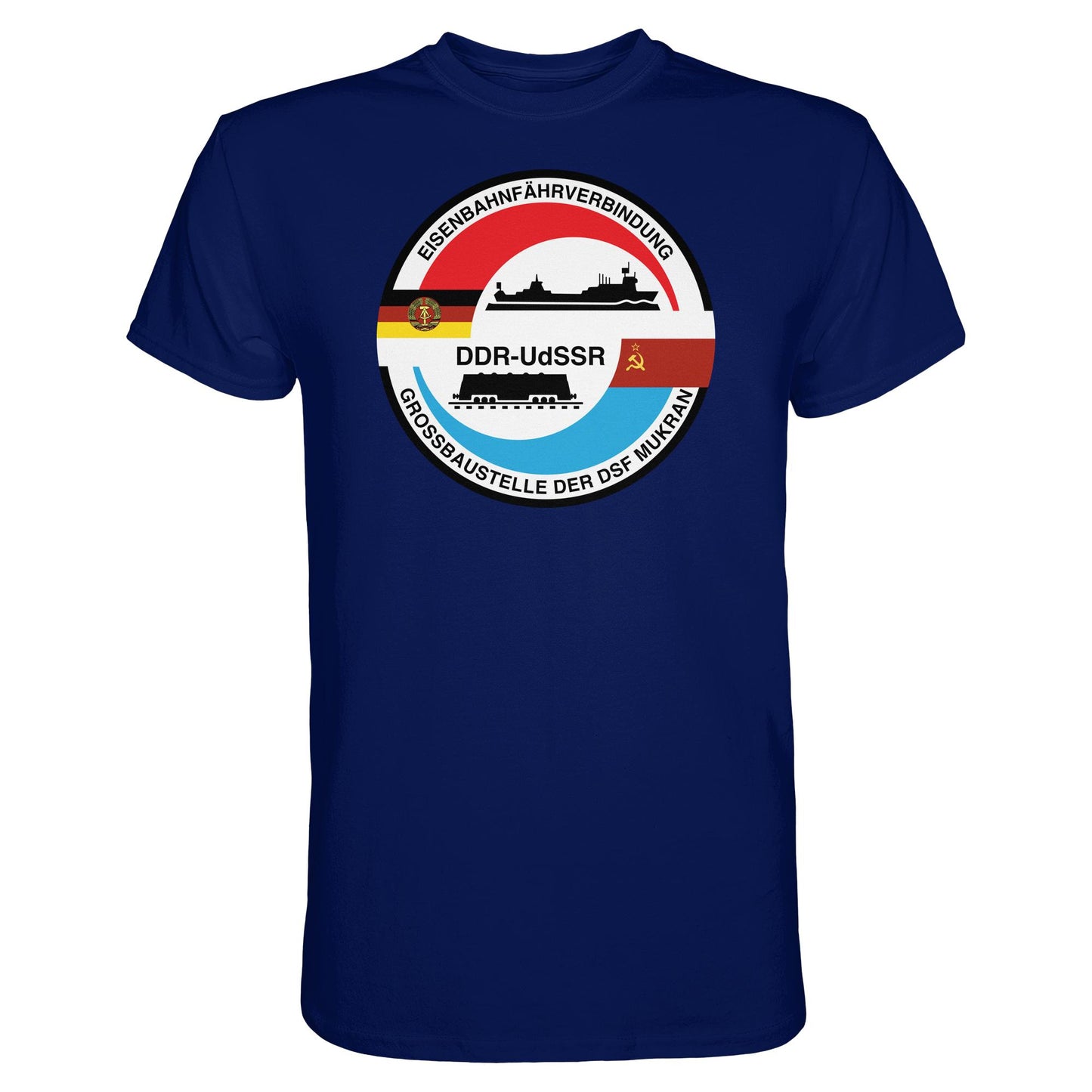 DDR Ostalgie Shirt Unisex • GROSSBAUSTELLE DER DSF MUKRAN