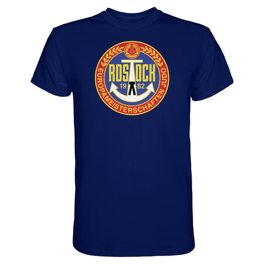 DDR Ostalgie Shirt Unisex • EUROPAMEISTERSCHAFTEN IM JUDO - ROSTOCK 1982