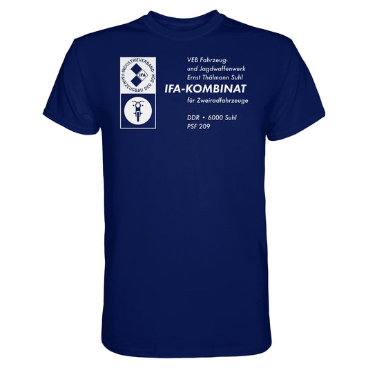 DDR Ostalgie Shirt Unisex • VEB FAHRZEUG- UND JAGDWAFFENWERK ERNST THÄLMANN SUHL