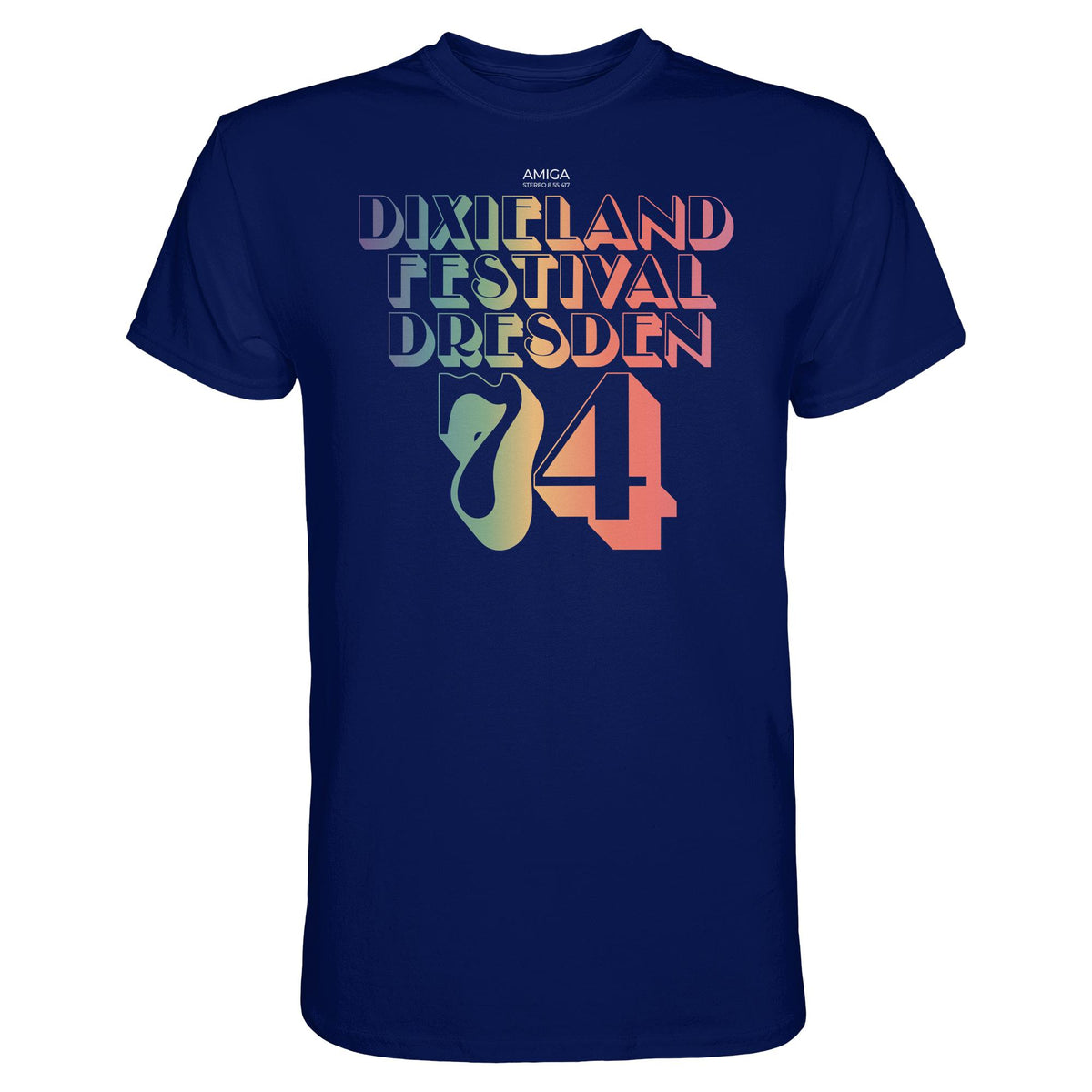 DDR Ostalgie Shirt Unisex • DIXIELAND FESTIVAL DRESDEN 1974 (ORIGINAL-PLATTE)
