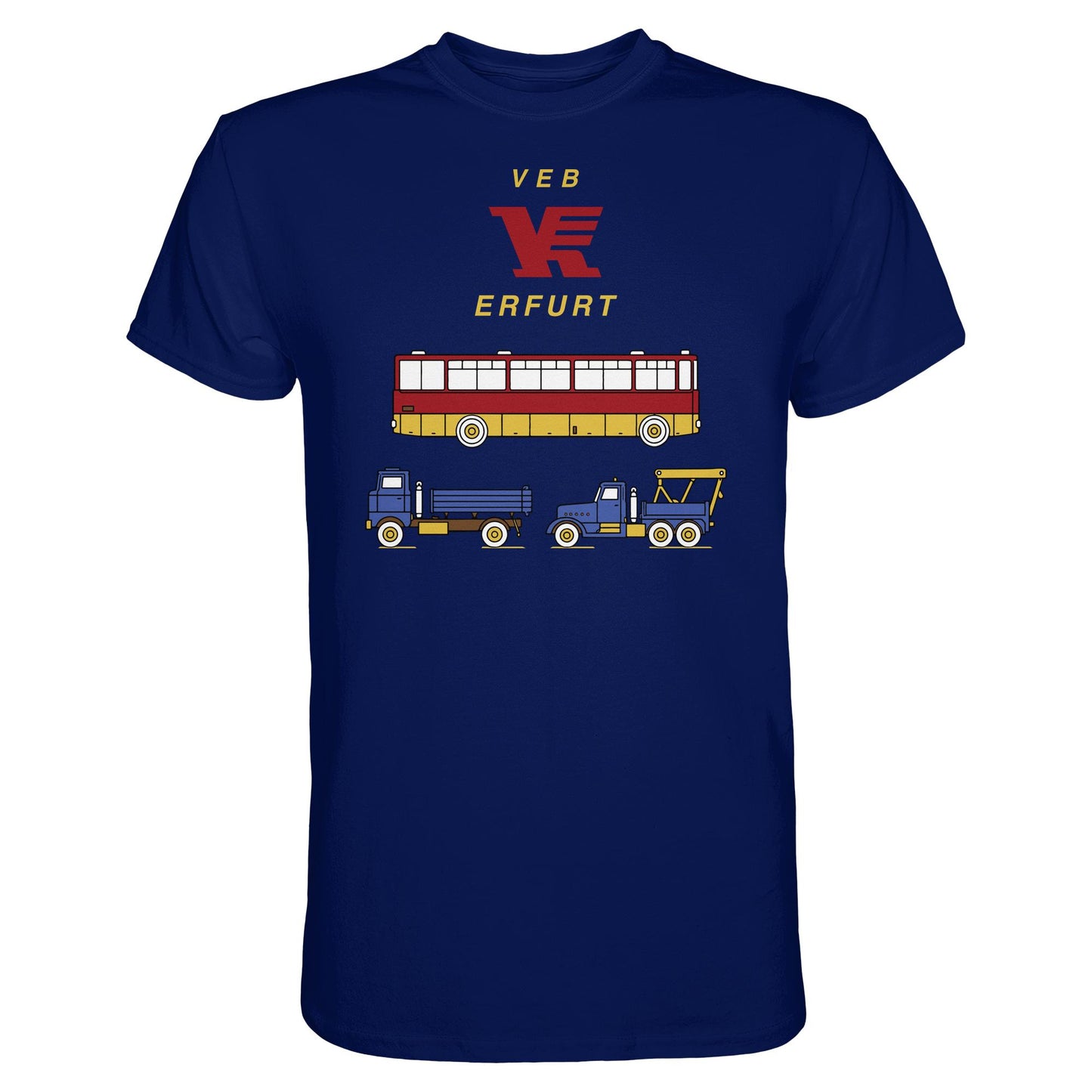 DDR Ostalgie Shirt Unisex • VEB VERKEHRSKOMBINAT ERFURT