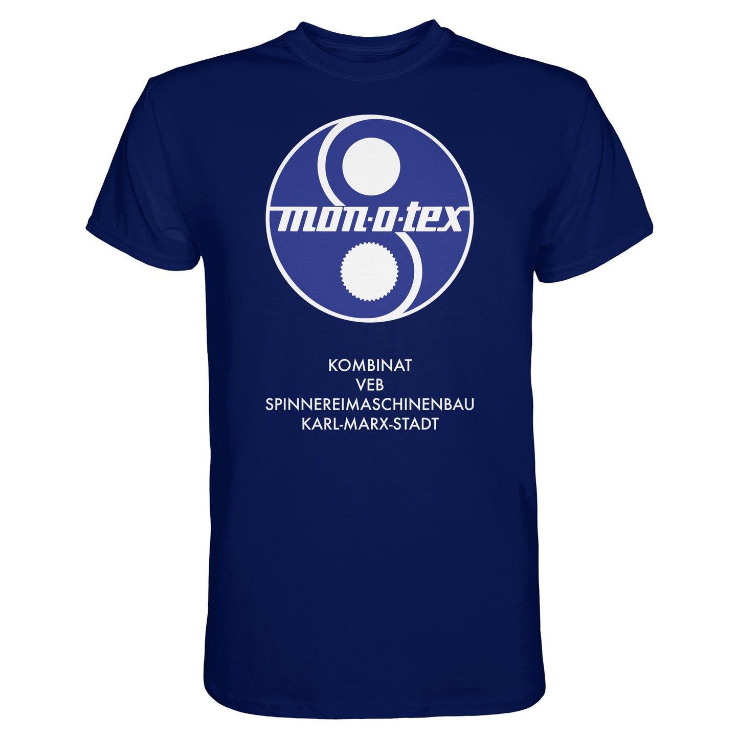 DDR Ostalgie Shirt Unisex • MONOTEX VEB KOMBINAT SPINNEREIMASCHINENBAU KARL-MARX-STADT