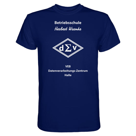 DDR Ostalgie Shirt Unisex • BETRIEBSSCHULE VEB DATENBERARBEITUNG HALLE