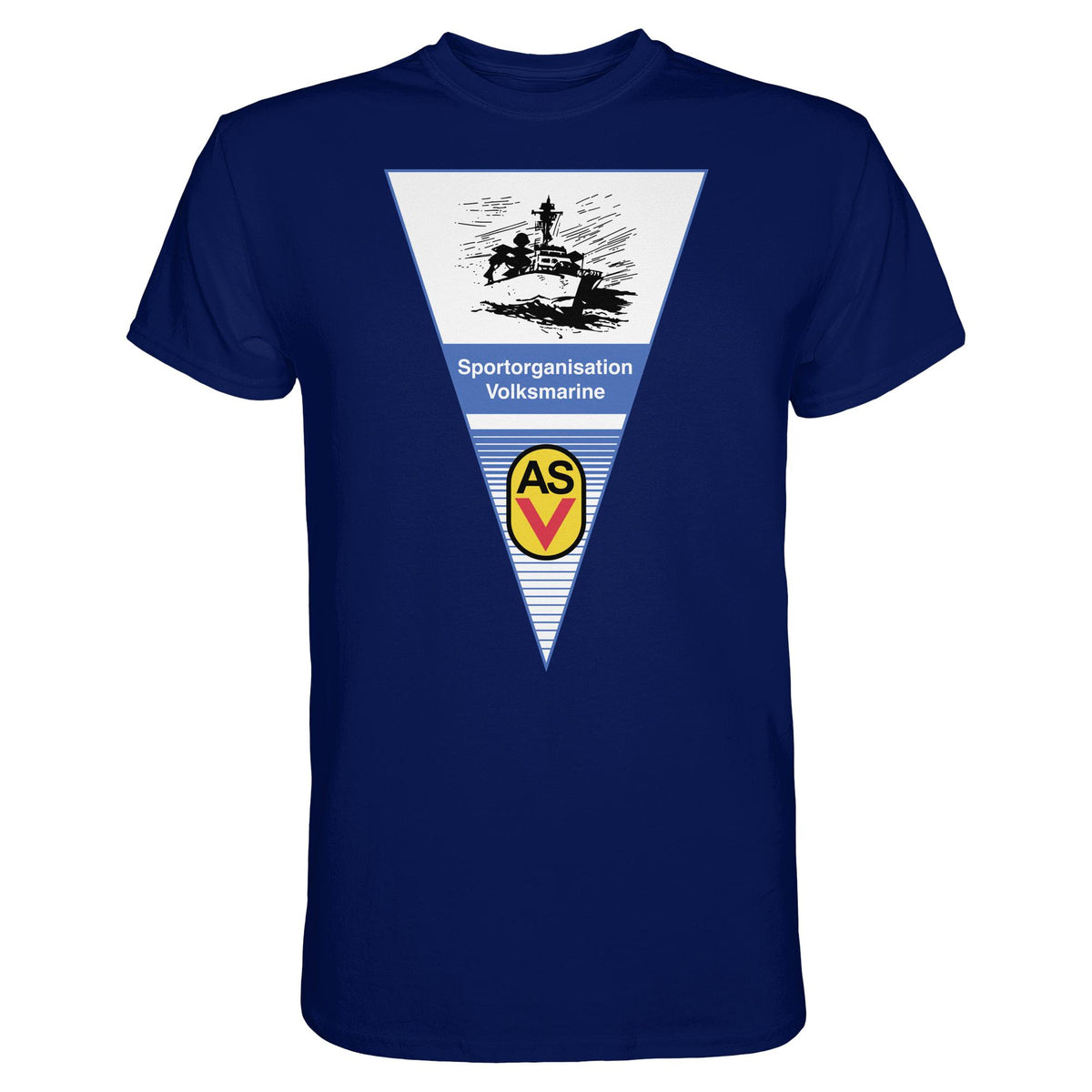 DDR Ostalgie Shirt Unisex • ASV SPORTORGANISATION VOLKSMARINE