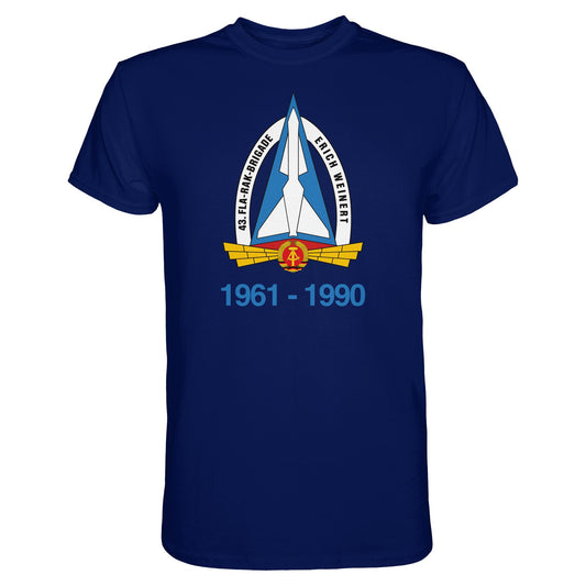 DDR Ostalgie Shirt Unisex • 43. FLA-RAK-BRIGADE ERICH WEINERT